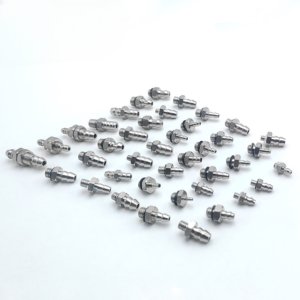 LPT Style Mini Stainless Steel Quick Connect Barbed Straight Through Connector Fitting MS-3AU-4 MS-5AU-6 MS-5AU-4