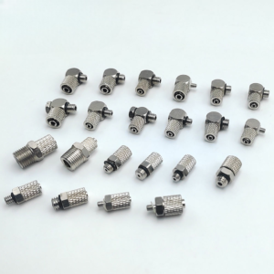 LPT M-3H-4 M-5H-4 M-5H-6 M-5HL-4 M-5HLH-6 Air Hose Mini Stainless Steel Connector Brass Metal Pneumatic Parts Fittings